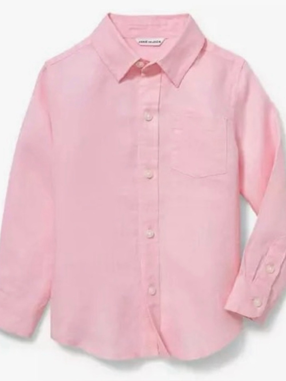 Kids Pink Button-Down Shirt